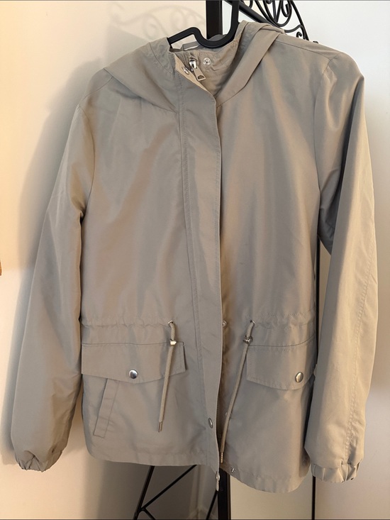 Vero Moda Jackets & Blazers - Vero Moda Light Taupe Hooded Utility Jacket